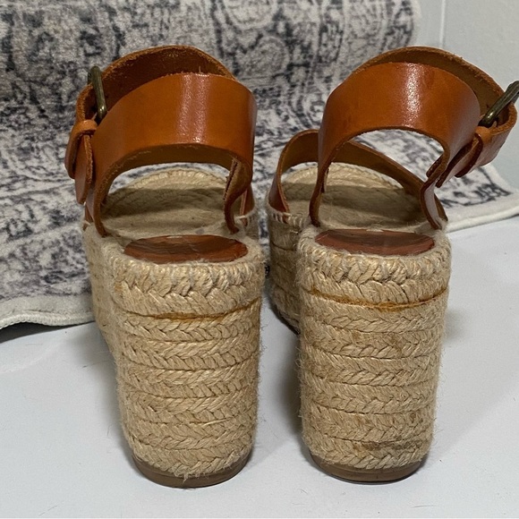 Soludos Minorca High Platform Wedge in Nude Size 6 - Picture 5 of 8